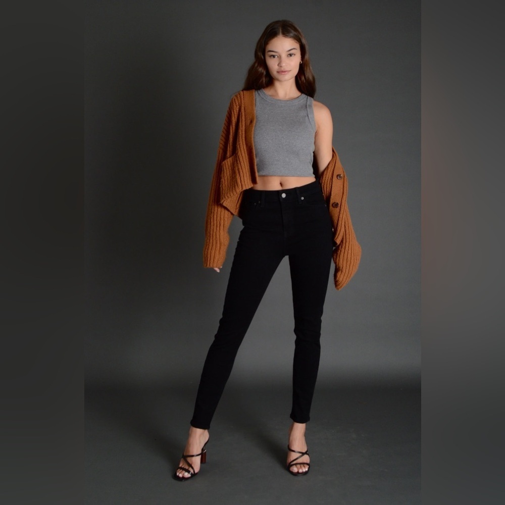 Modern American Women's Skinny Denim Jeans | Color: Solid Black | NEW/NWT!!🖤👖‎